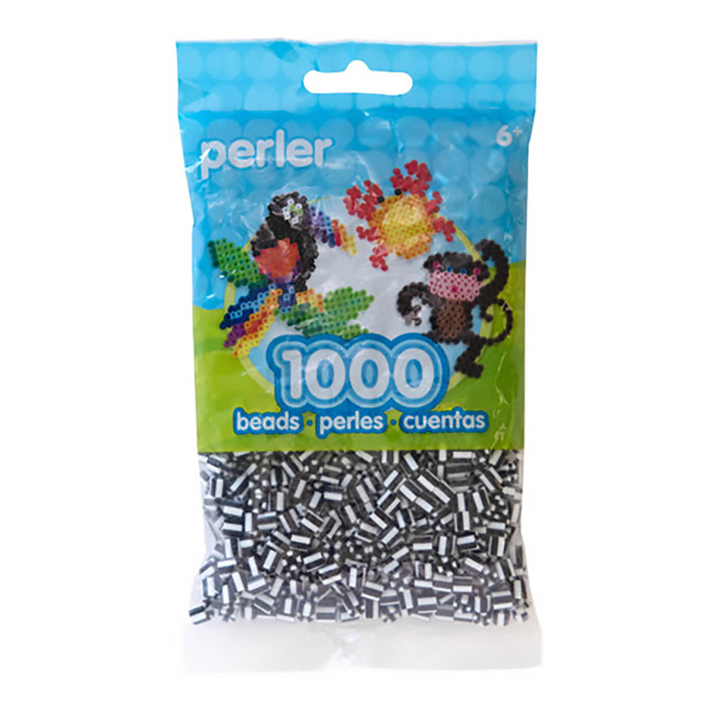 1000 Perler Beads - Zebra Stripe