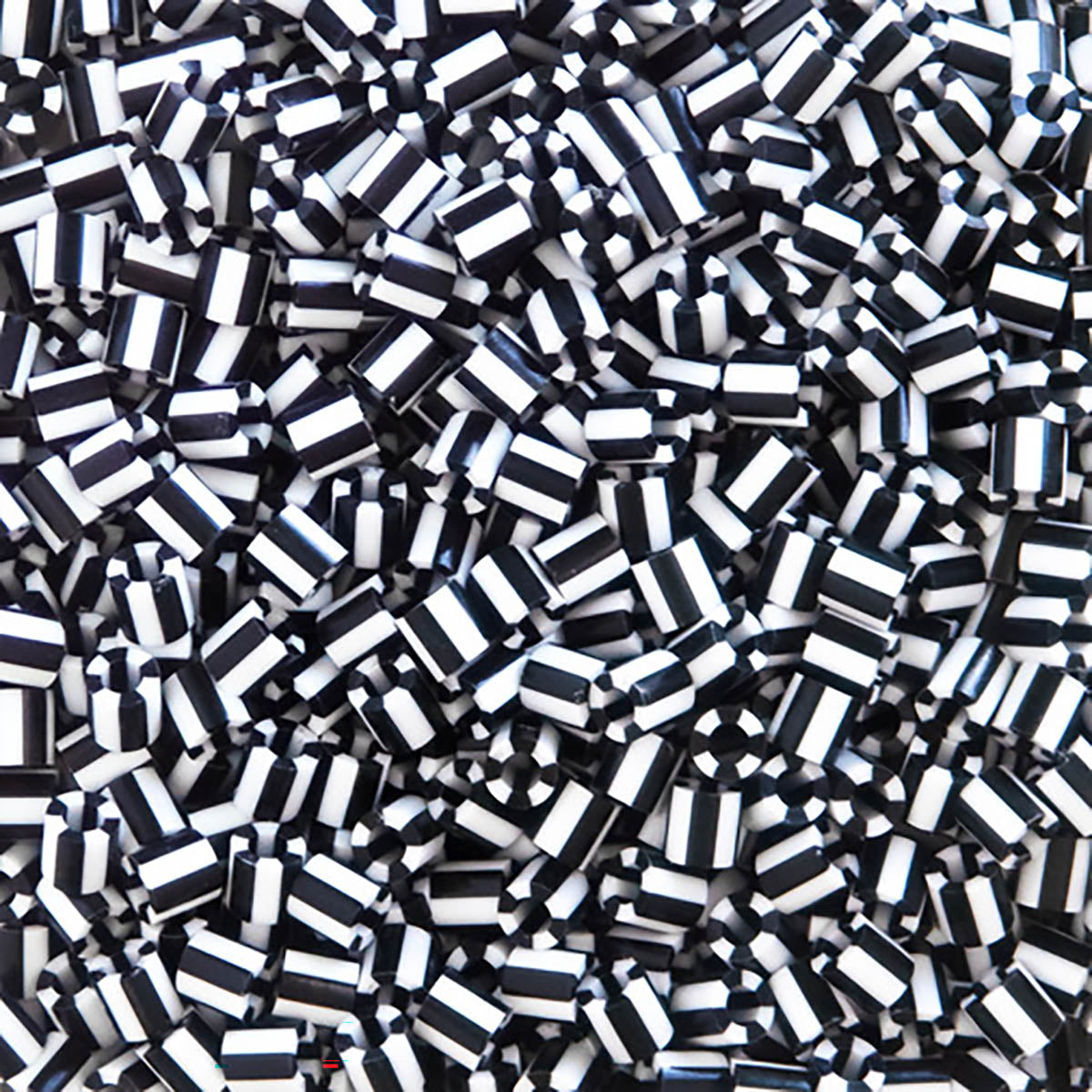 1000 Perler Beads - Zebra Stripe