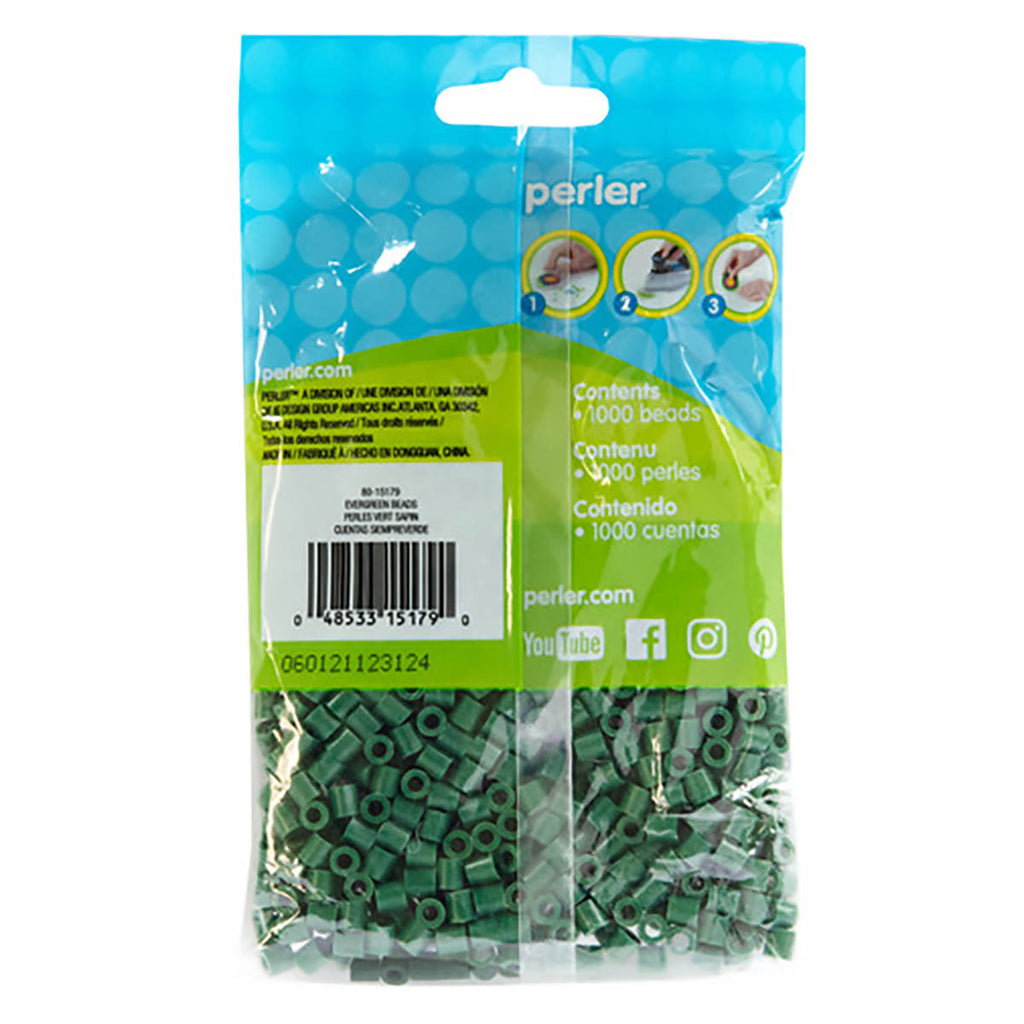1000 Perler Beads - Evergreen