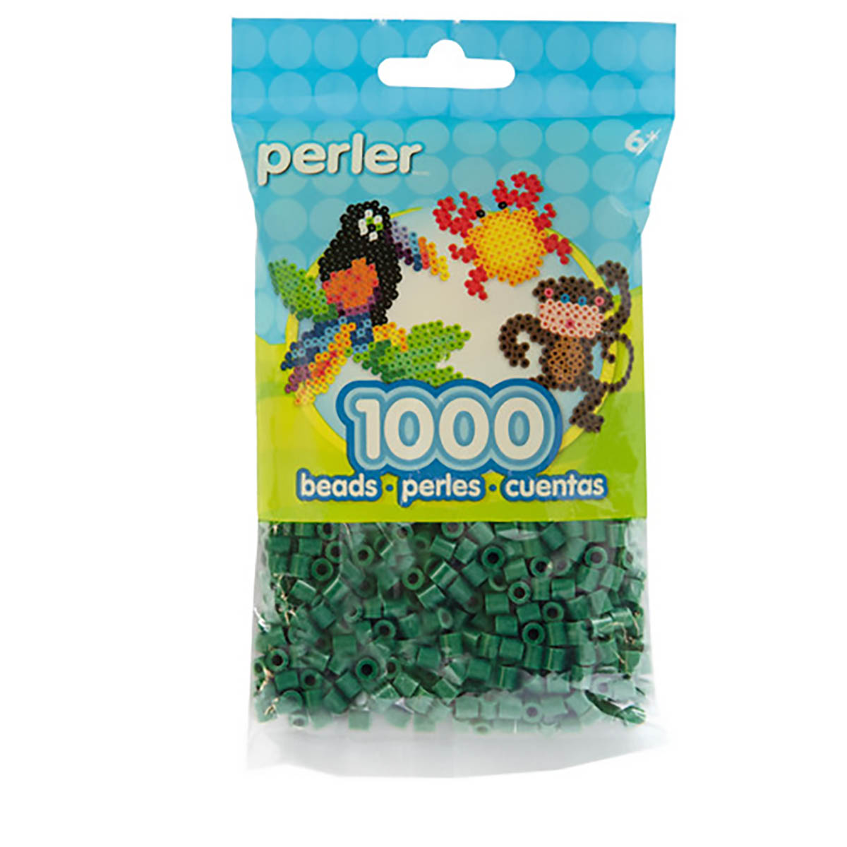1000 Perler Beads - Evergreen