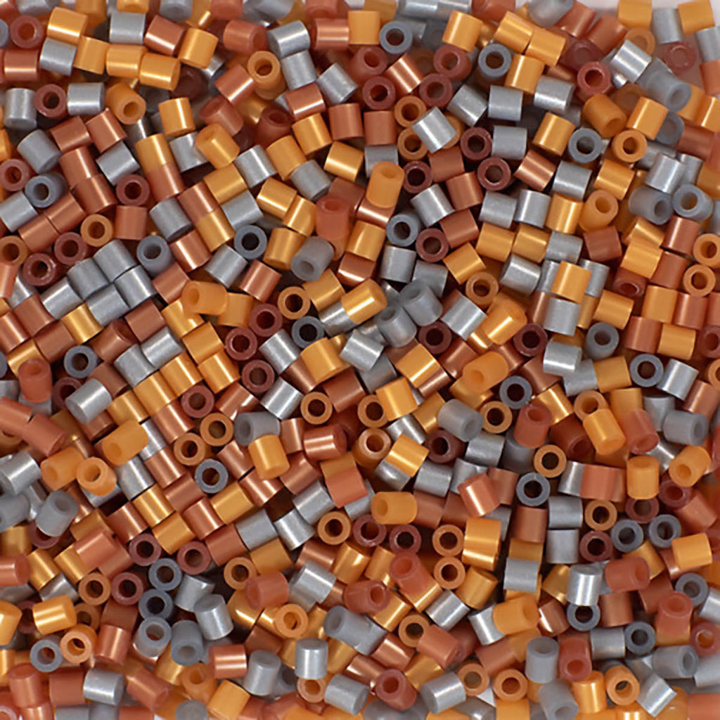 1000 Perler Beads - Metallic Mix