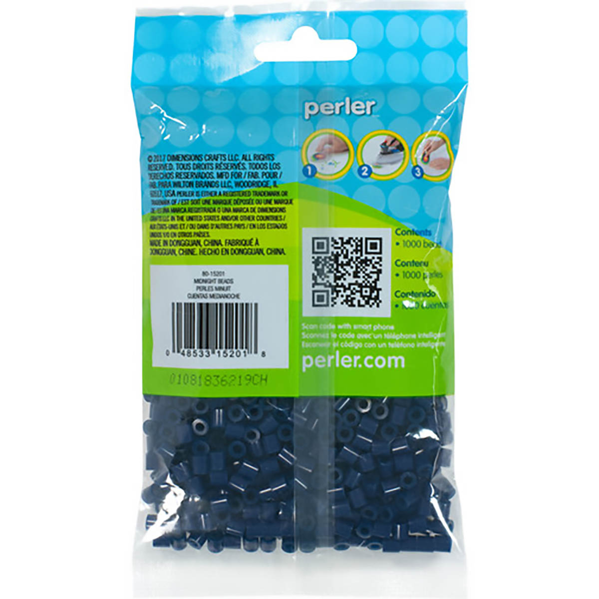 1000 Perler Beads - Midnight