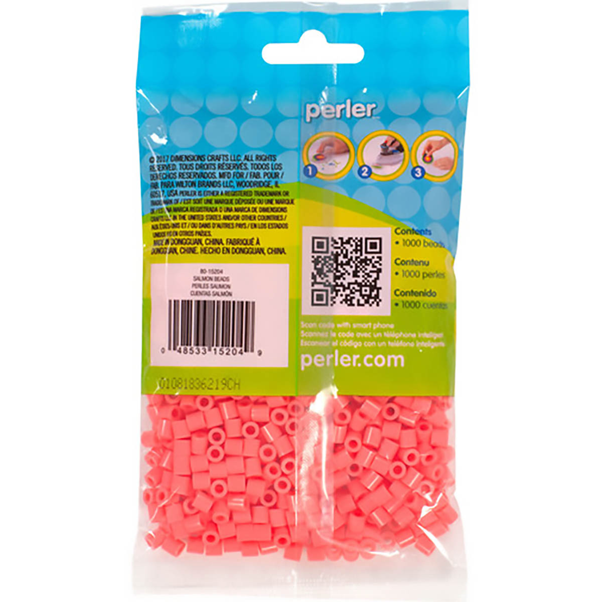 1000 Perler Beads - Salmon