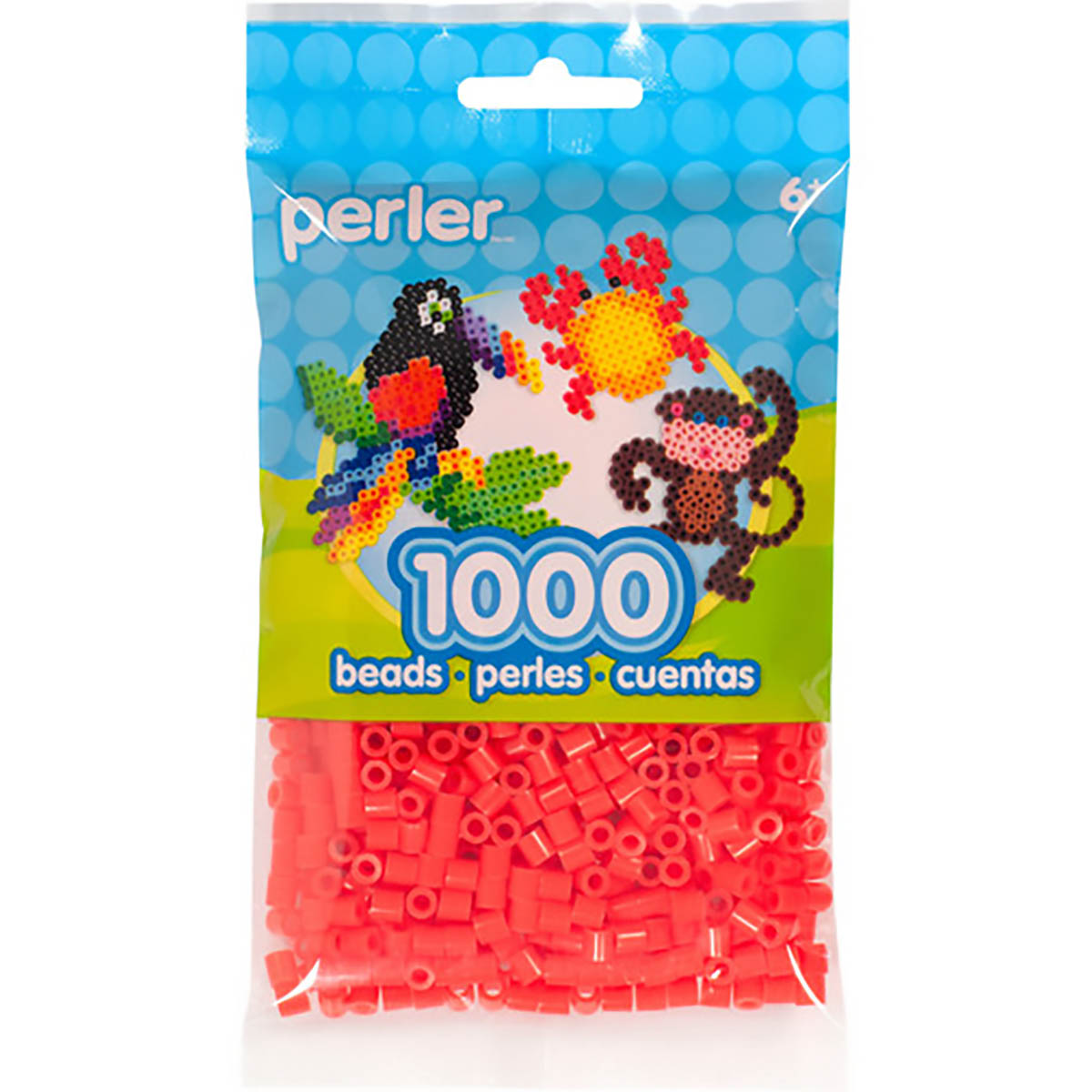 1000 Perler Beads - Tomato