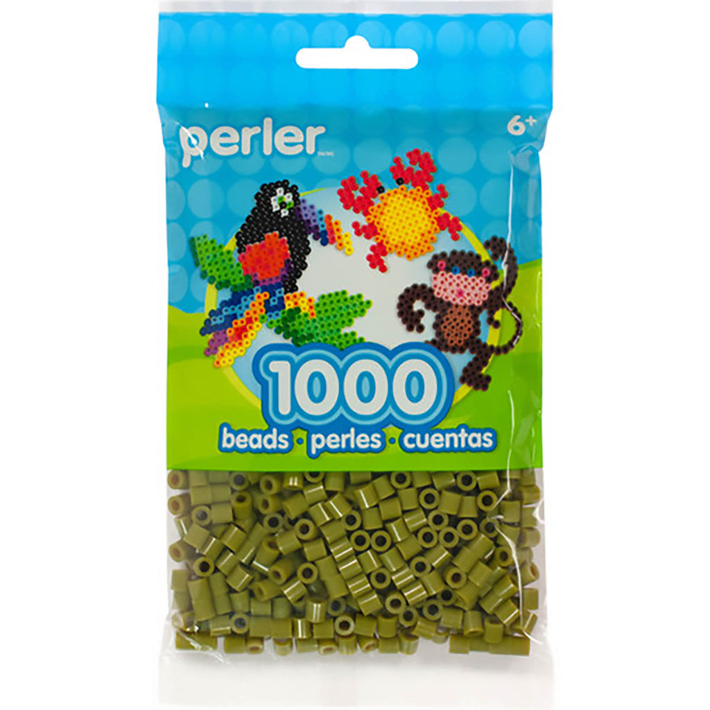 1000 Perler Beads - Olive