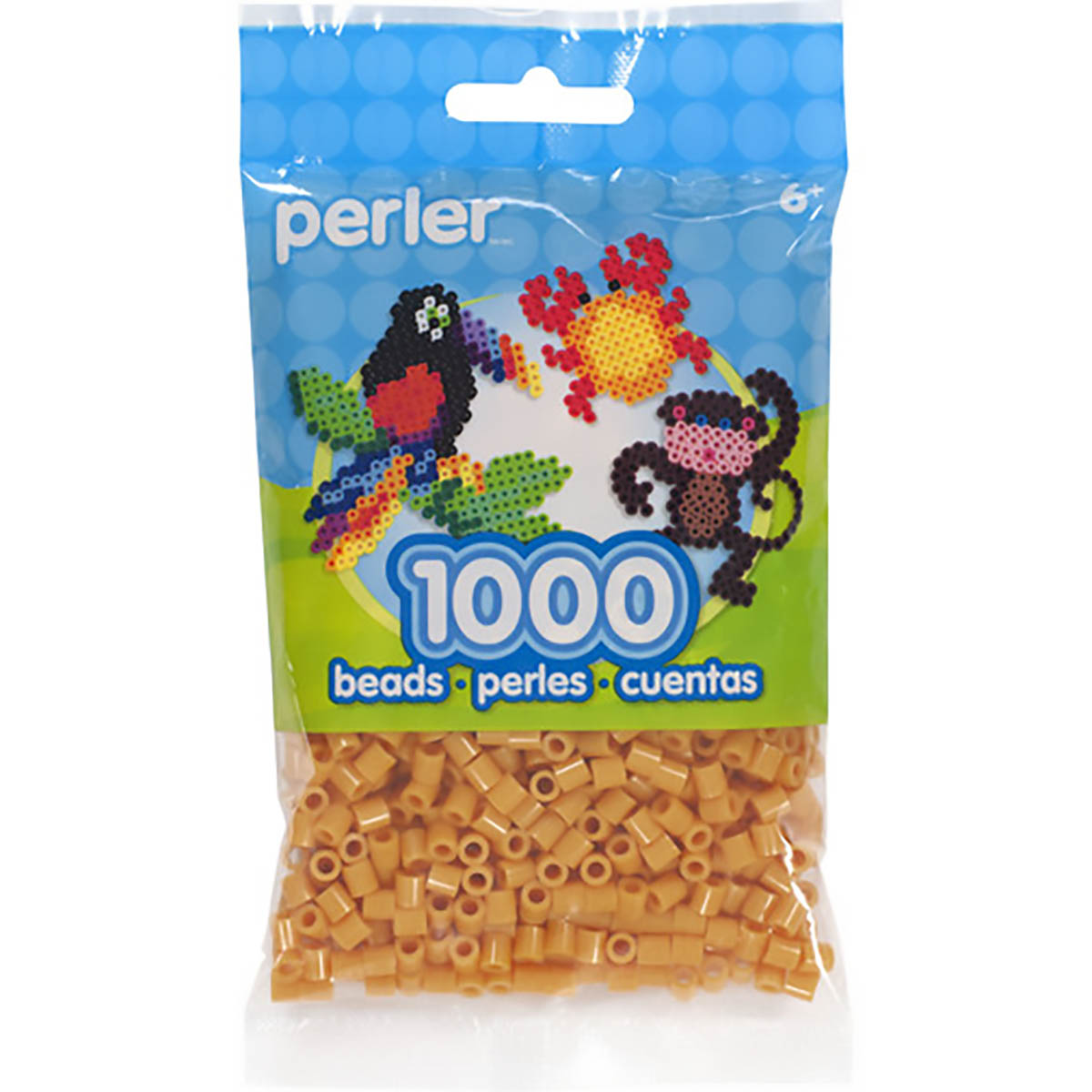 1000 Perler Beads - Honey