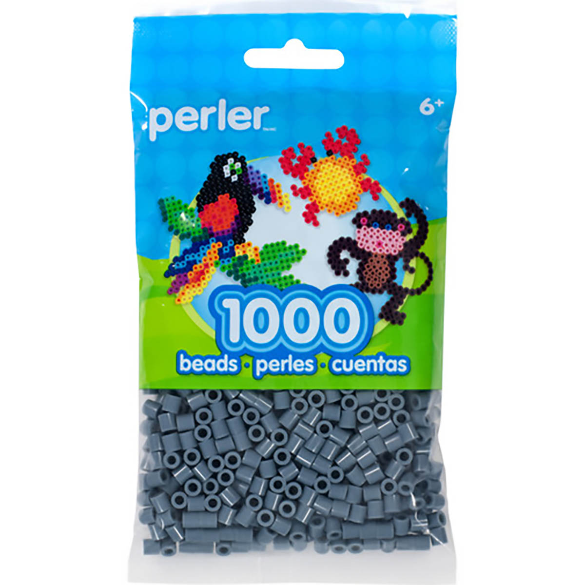 1000 Perler Beads - Slate Blue