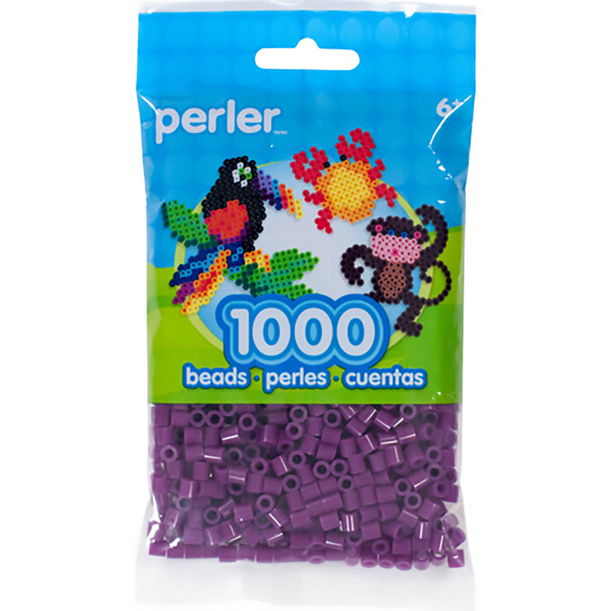 1000 Perler Beads - Mulberry