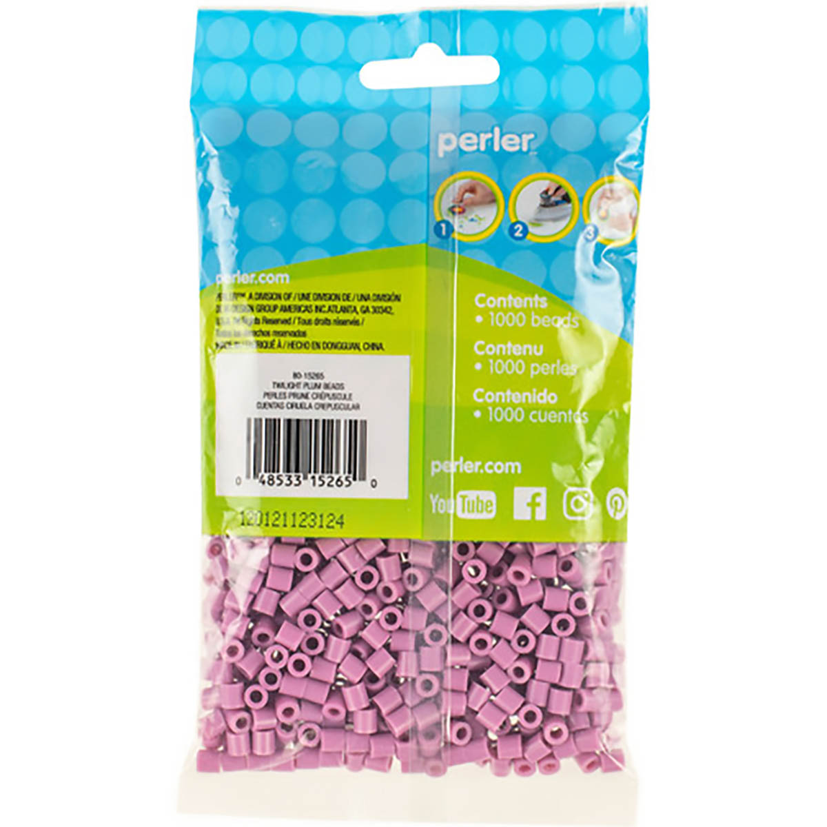 1000 Perler Beads - Twilight Plum