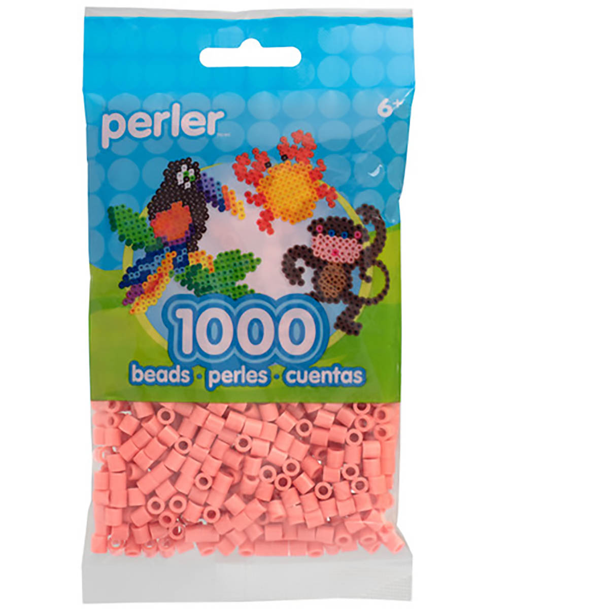 1000 Perler Beads - Coral