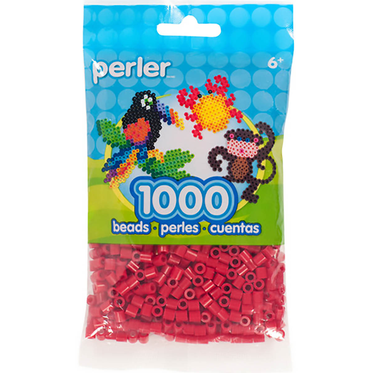 1000 Perler Beads - Cherry