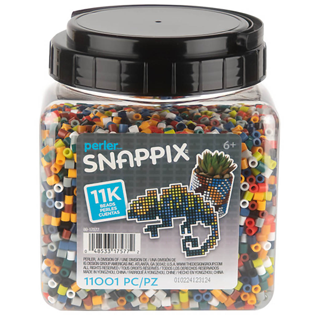 Snappix Jar of 11000 Multicolor Beads
