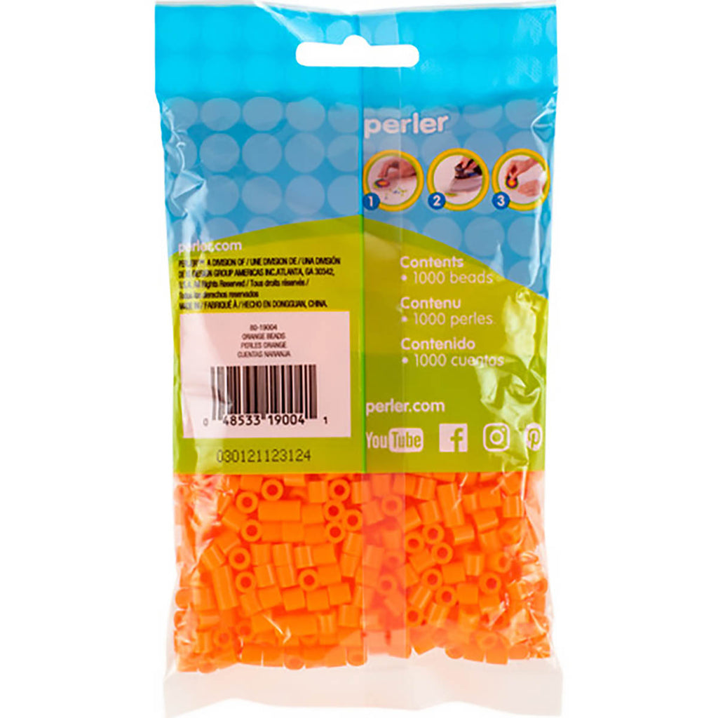 1000 Perler Beads - Orange