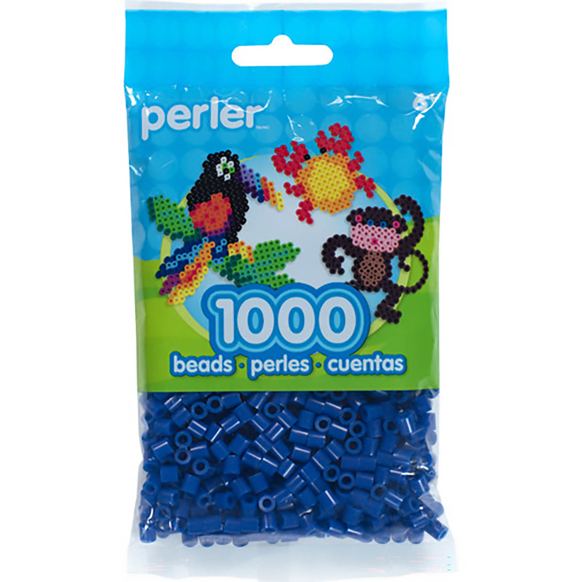 1000 Perler Beads - Dark Blue