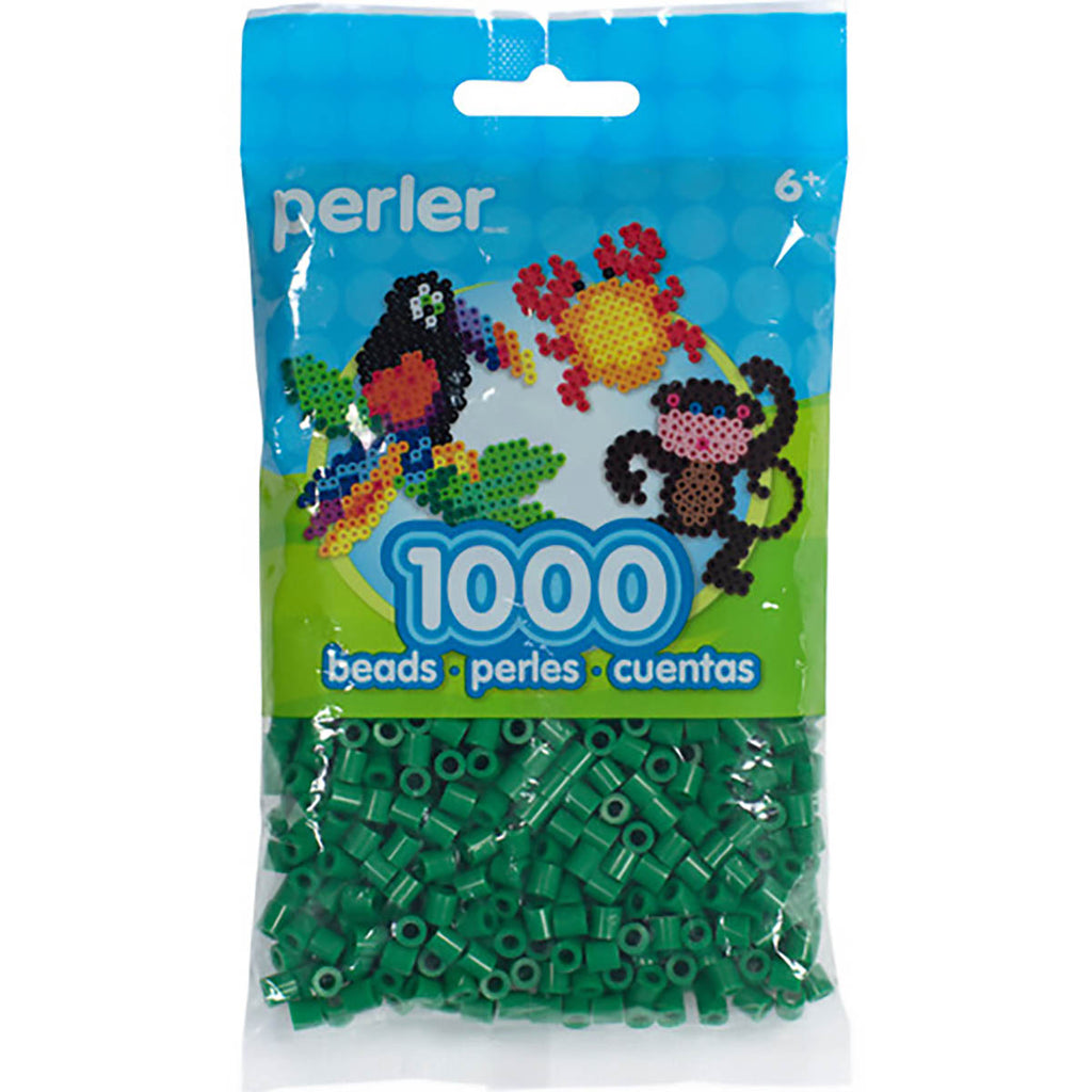 1000 Perler Beads - Dark Green