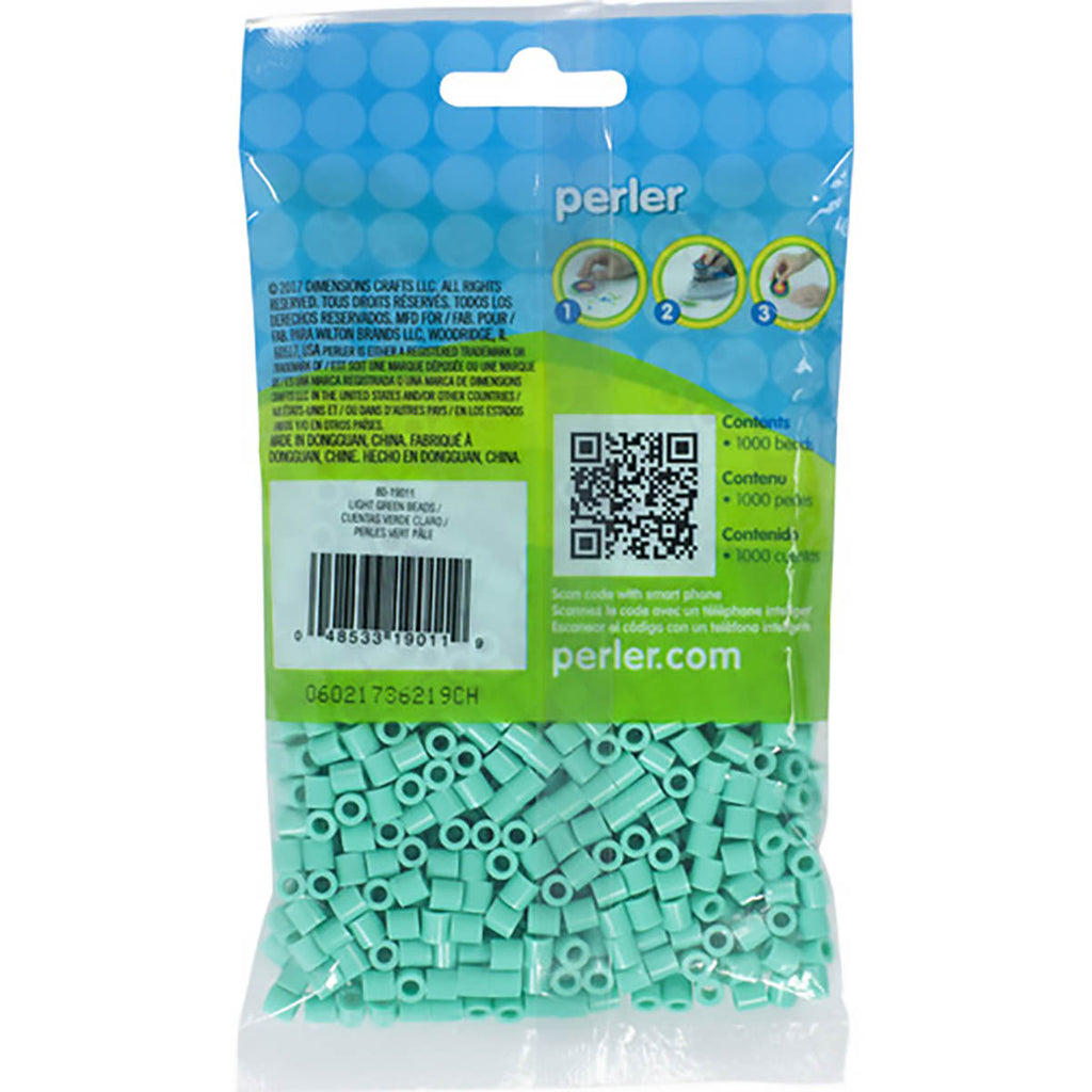 1000 Perler Beads - Light Green