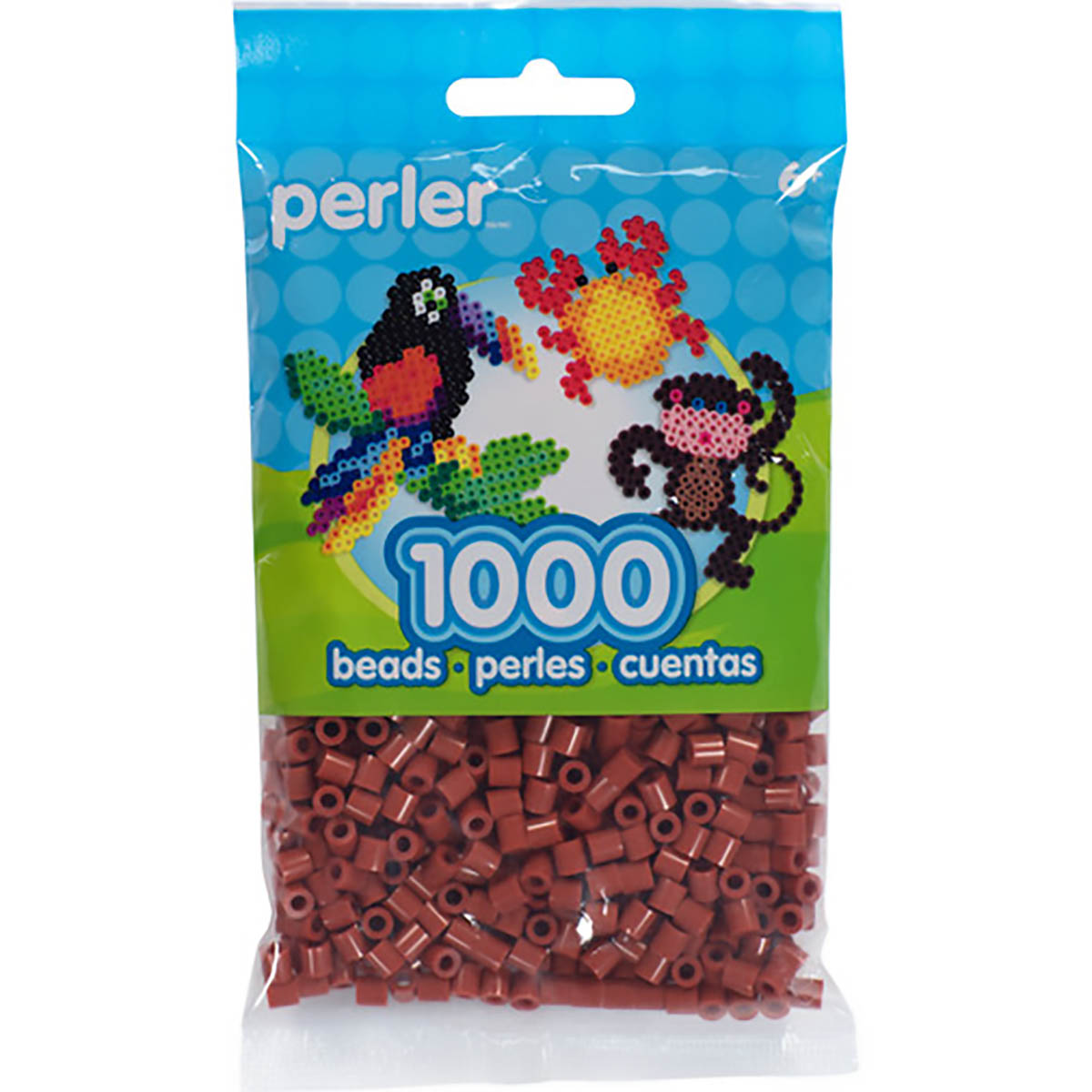 1000 Perler Beads - Rust