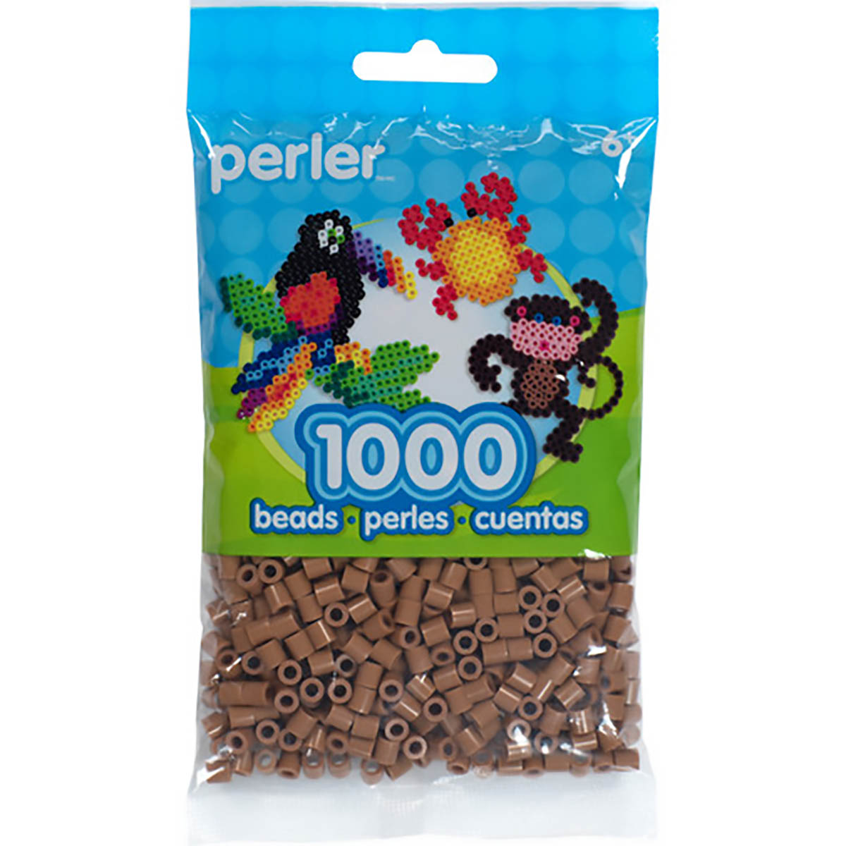 1000 Perler Beads - Light Brown
