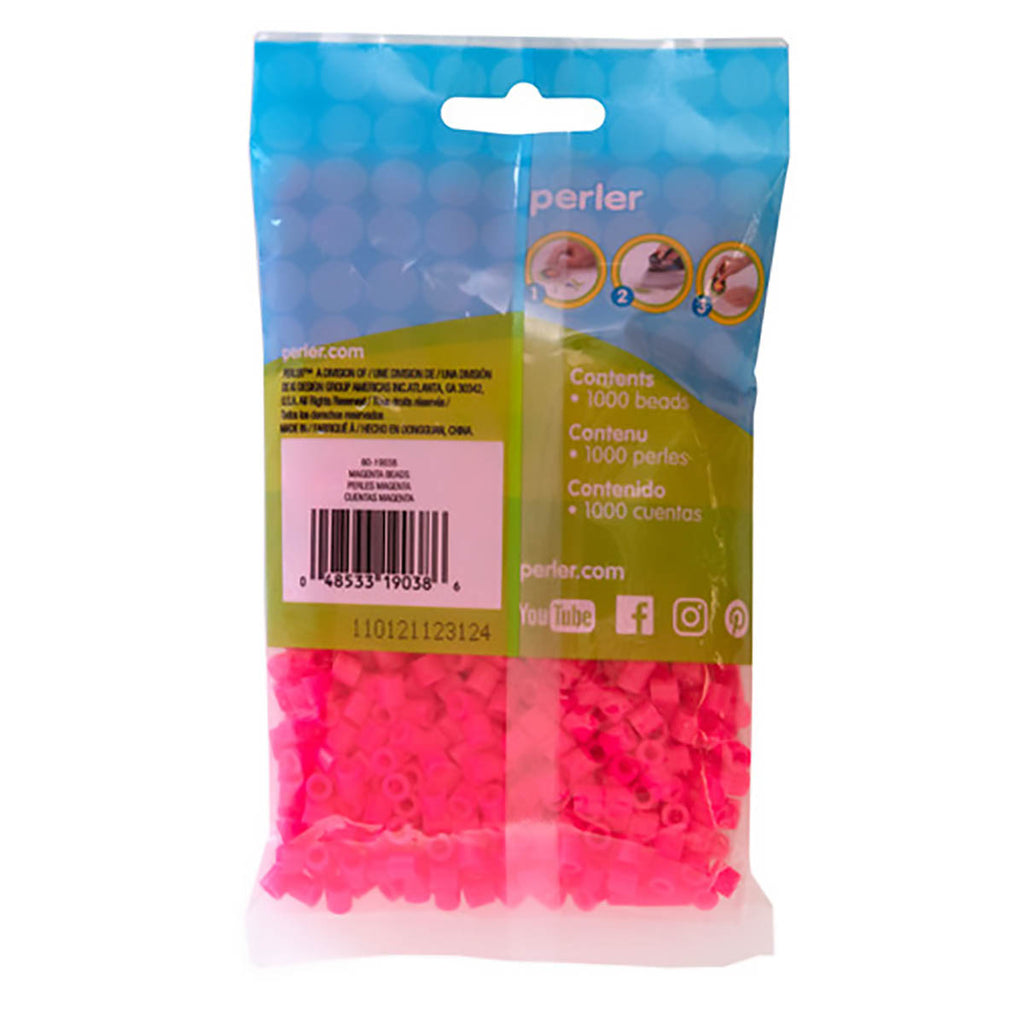 1000 Perler Beads - Magenta