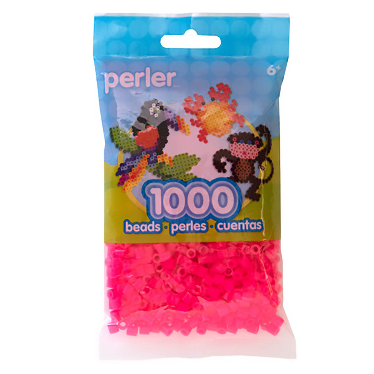 1000 Perler Beads - Magenta