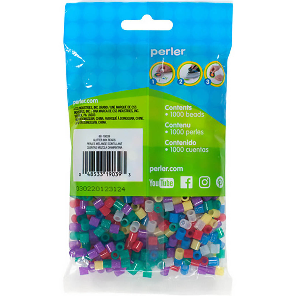 1000 Perler Beads - Glitter Mix