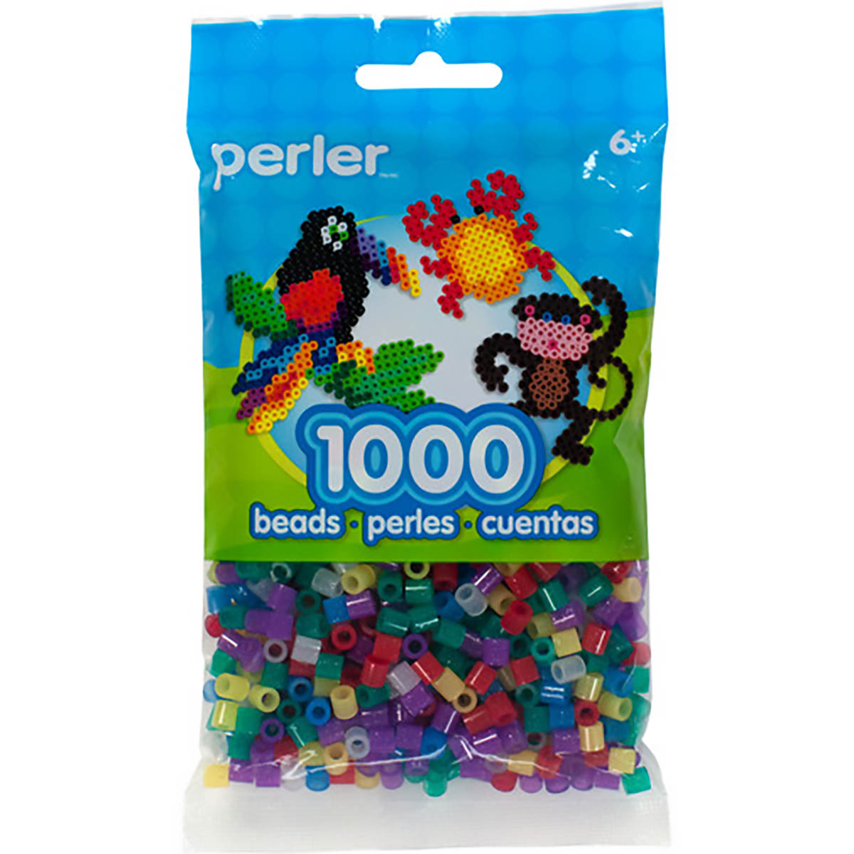 1000 Perler Beads - Glitter Mix