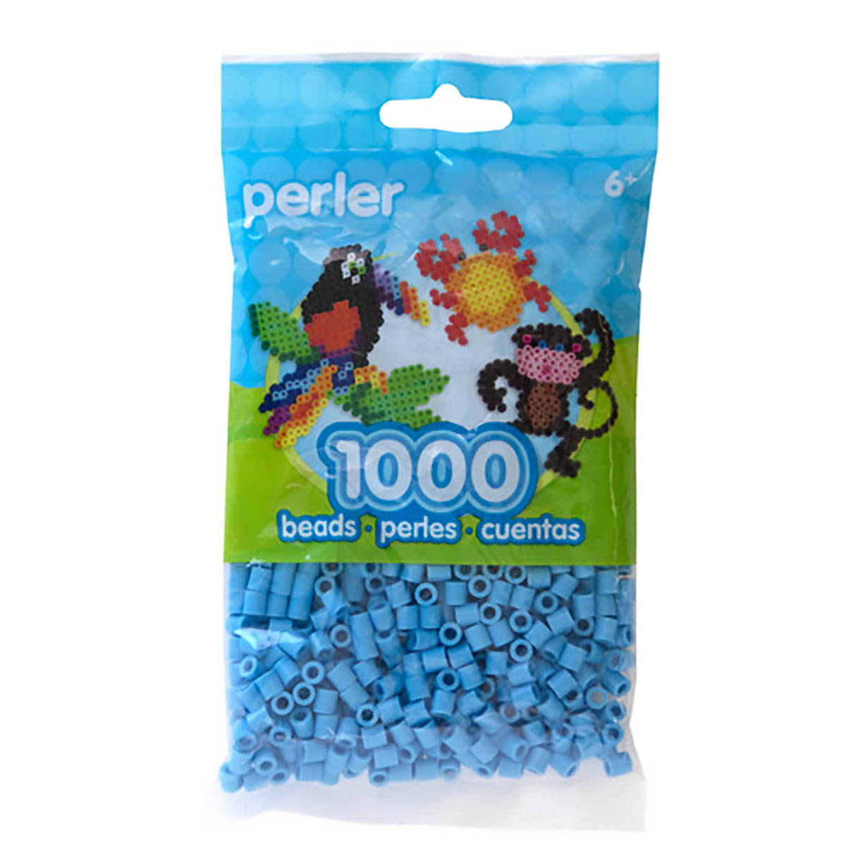 1000 Perler Beads - Pastel Blue