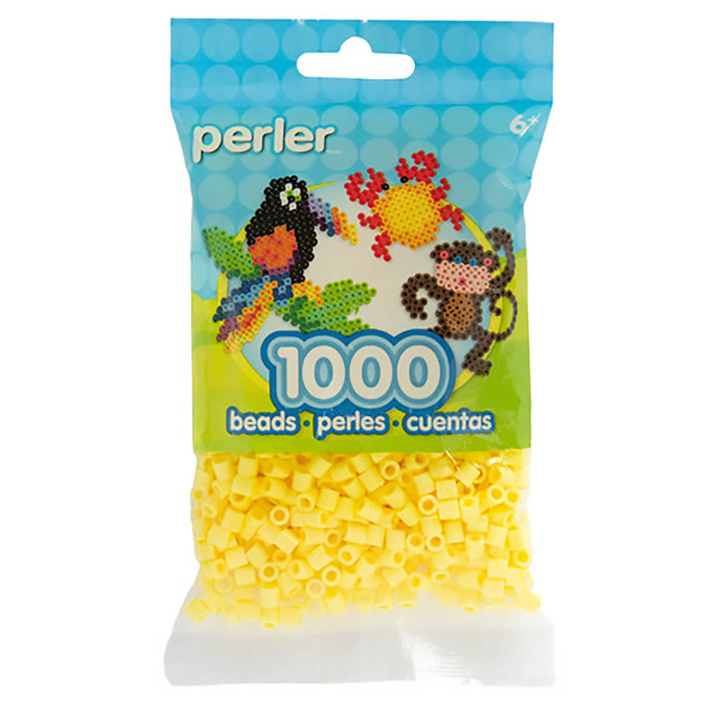 1000 Perler Beads - Pastel Yellow