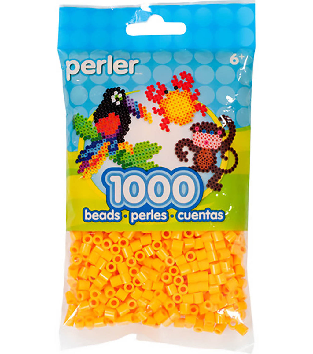 1000 Perler Beads - Cheddar