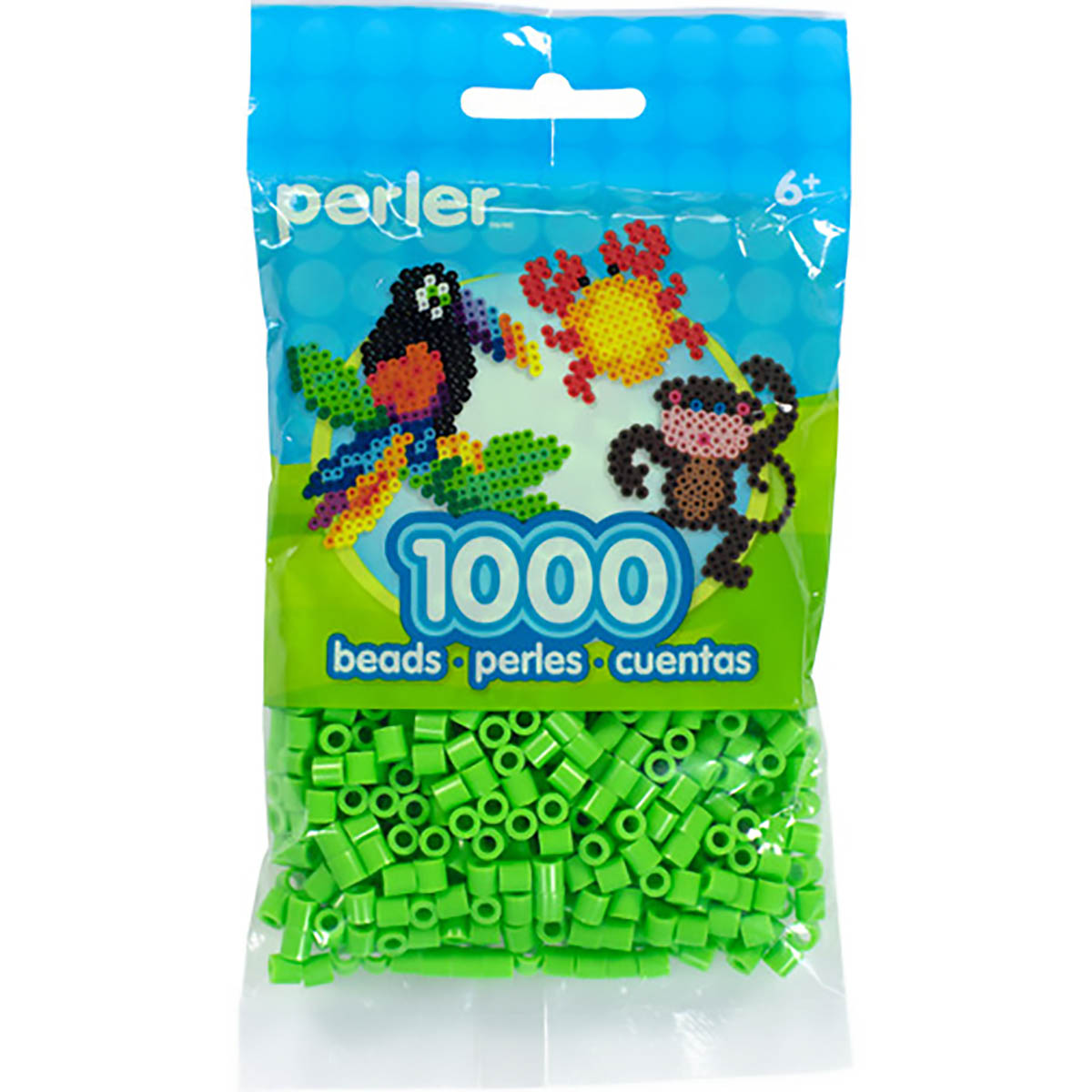 1000 Perler Beads - Kiwi Lime