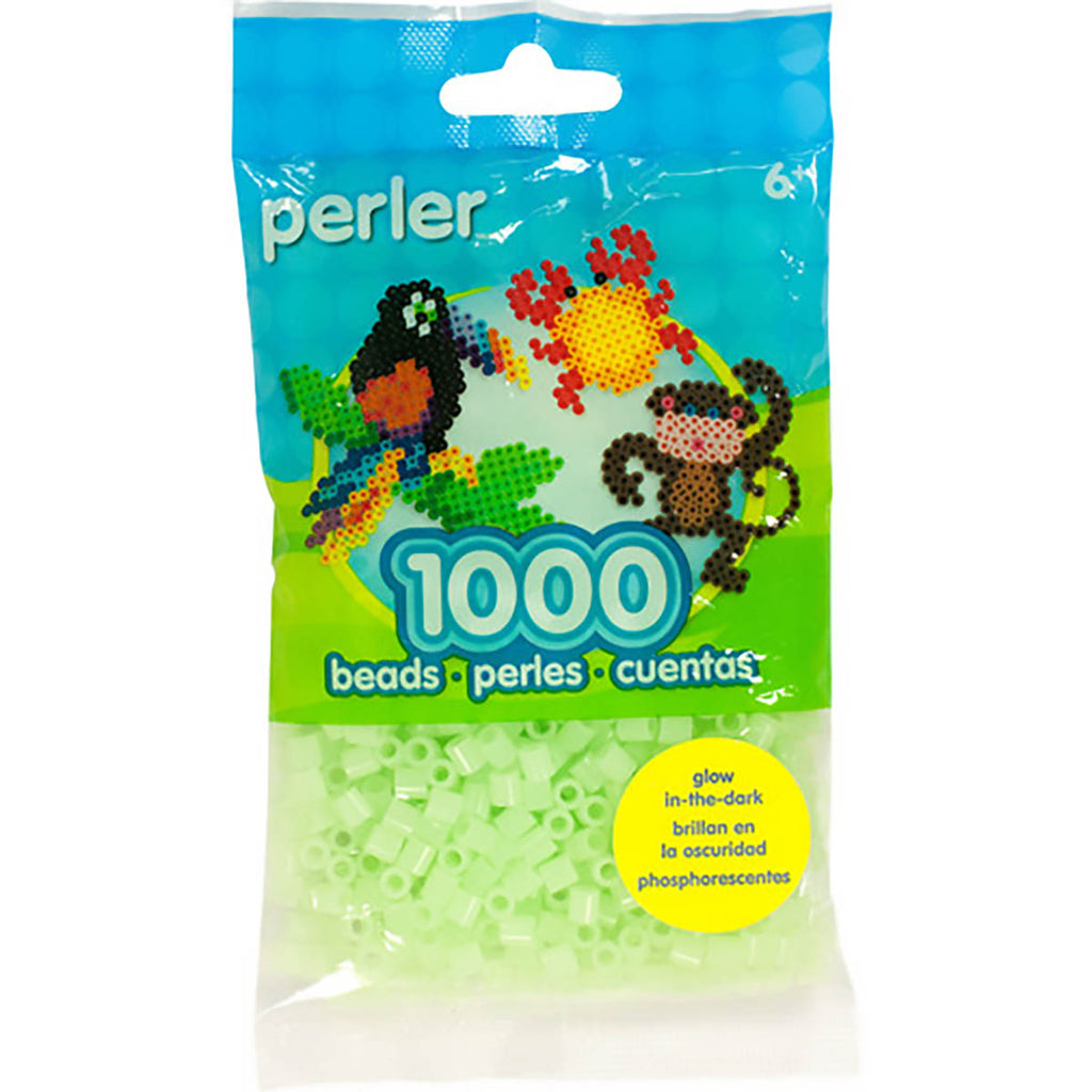 1000 Perler Beads - Glow in the Dark Green