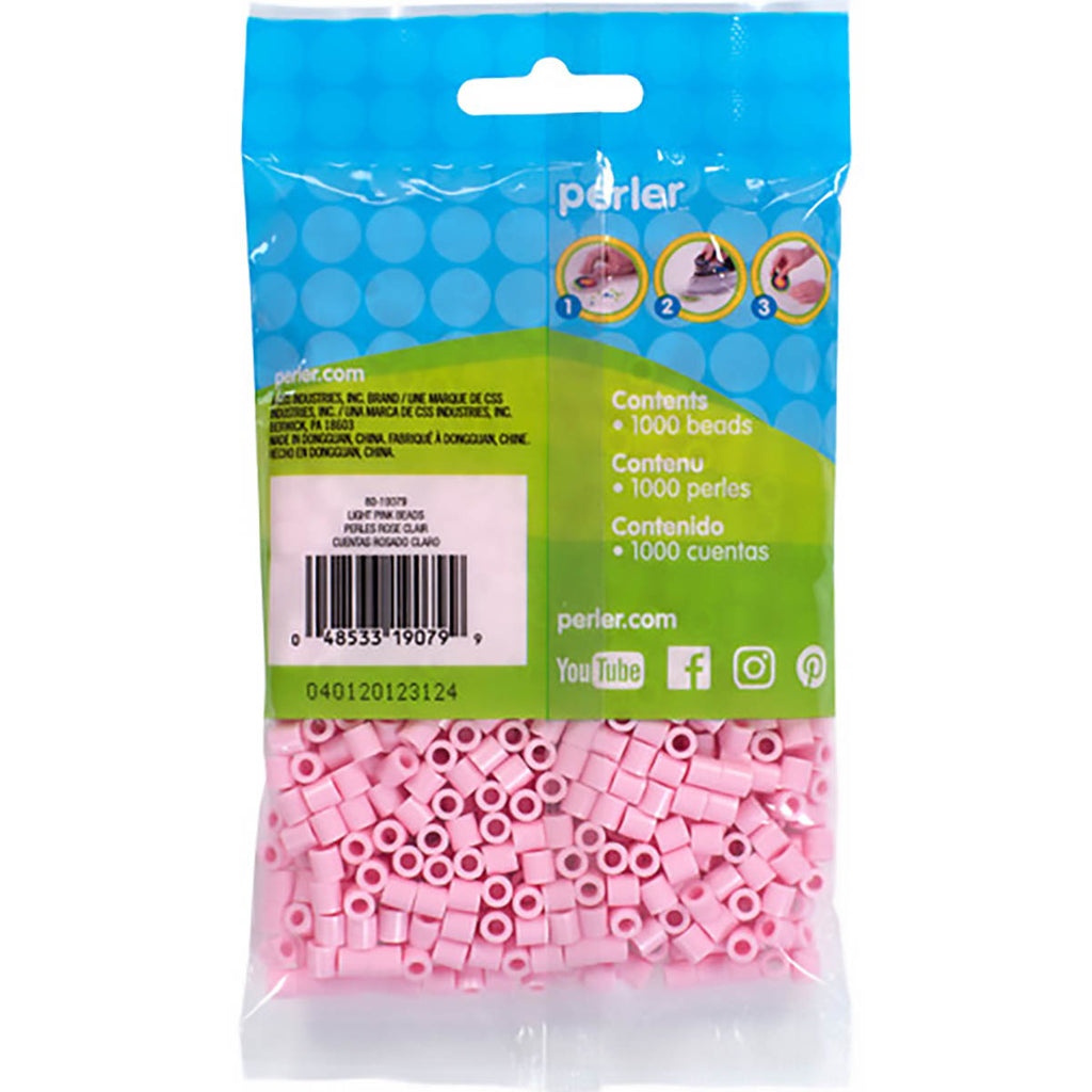1000 Perler Beads - Light Pink