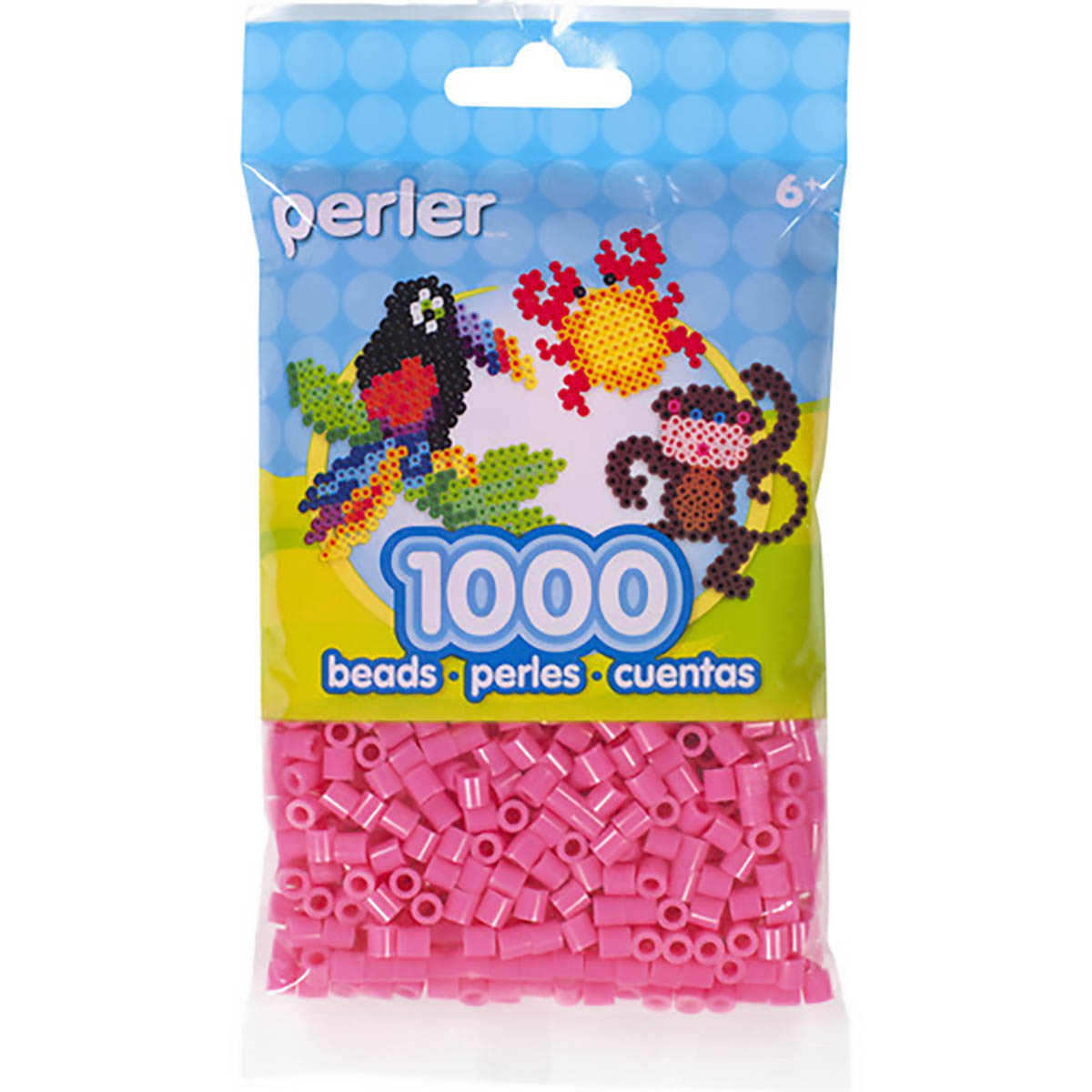 1000 Perler Beads - Pink