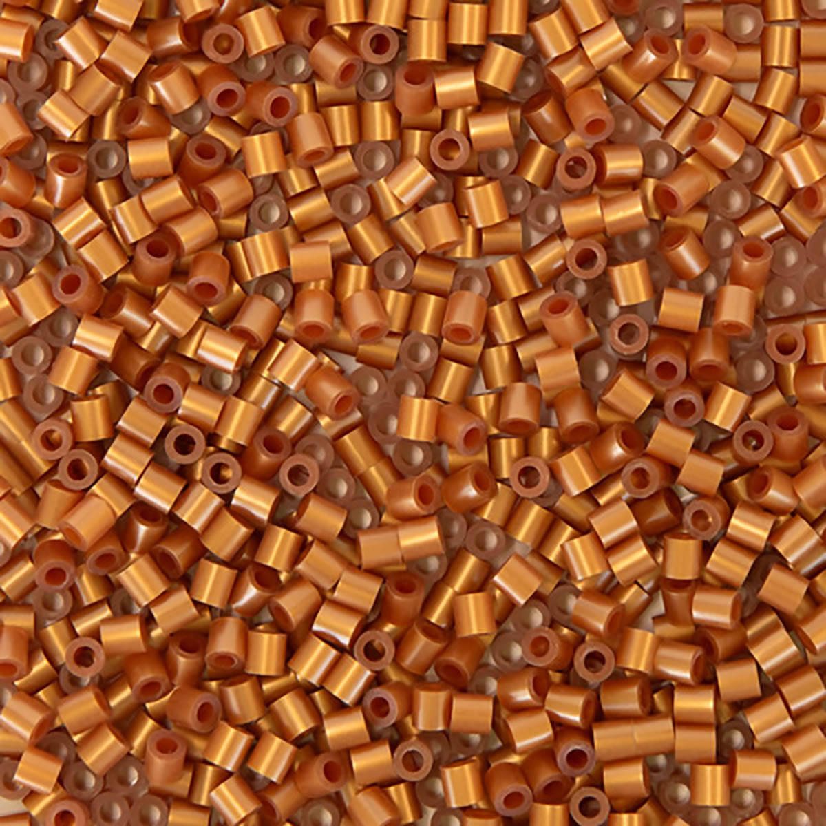 1000 Perler Beads - Gold Metallic