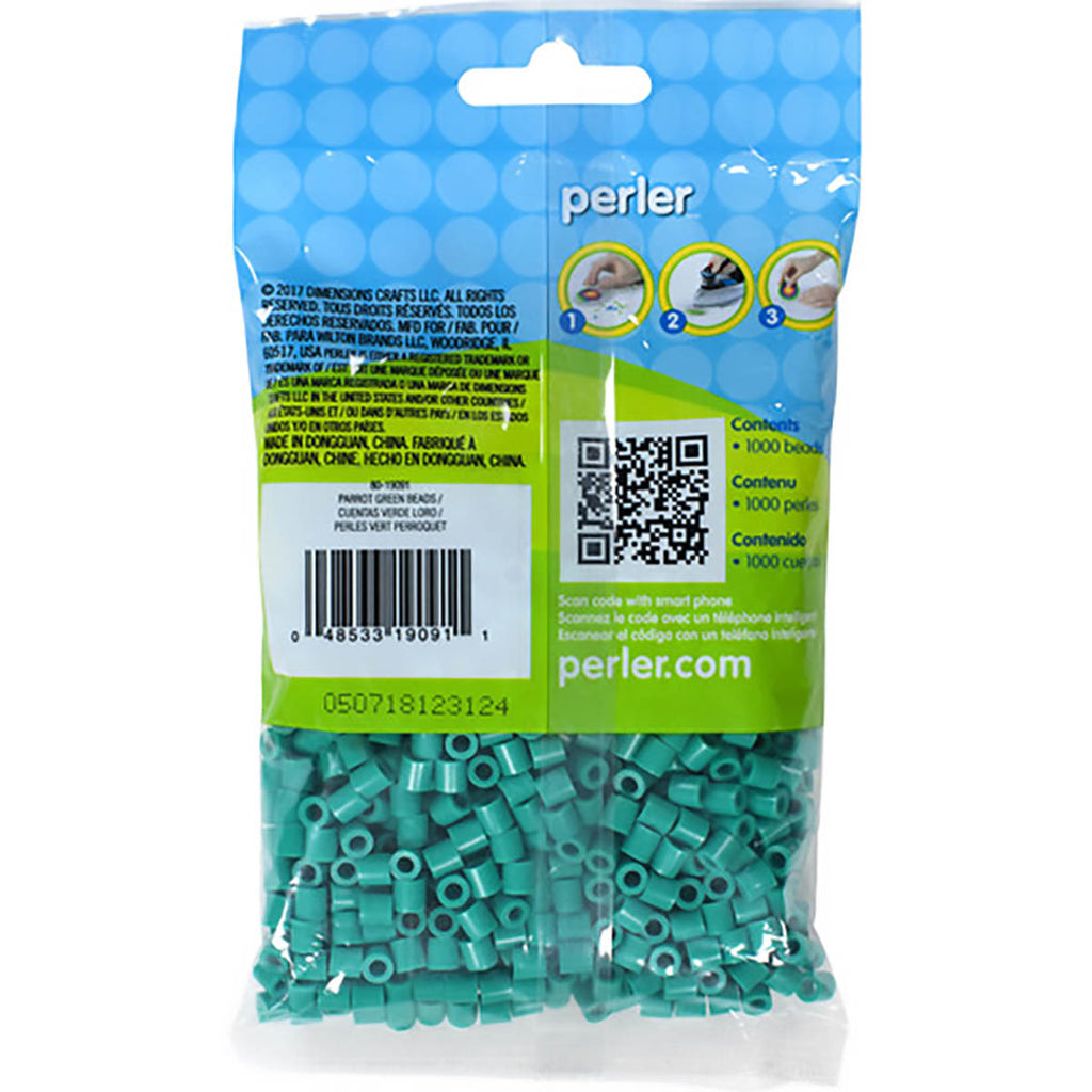 1000 Perler Beads - Parrot Green