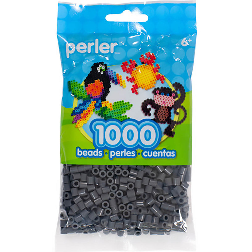 1000 Perler Beads - Dark Grey