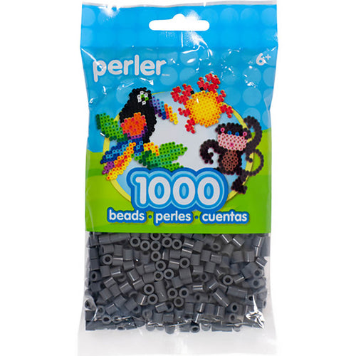 1000 Perler Beads - Dark Grey