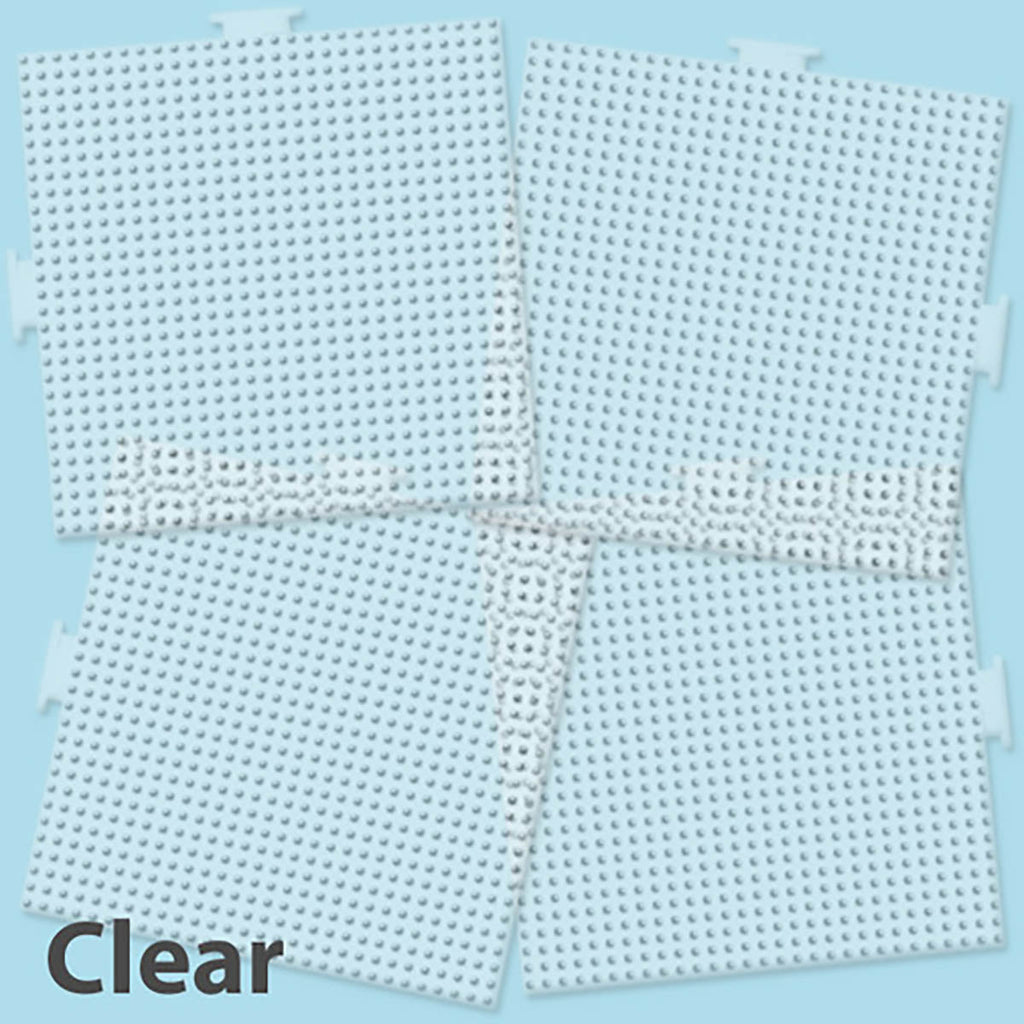 Large Clear Square Pegboards - 4 Ct