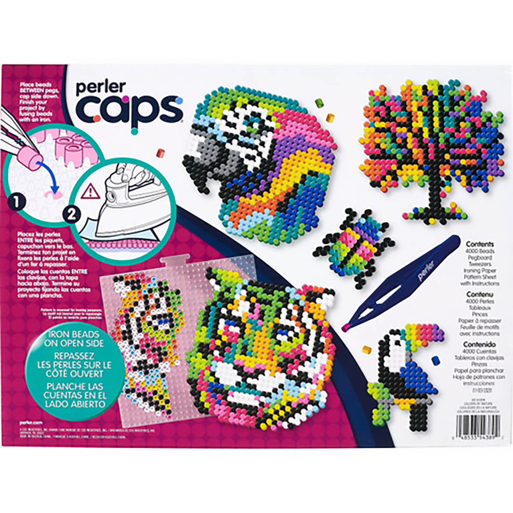 Perler Caps Colors of Nature Deluxe Box Kit