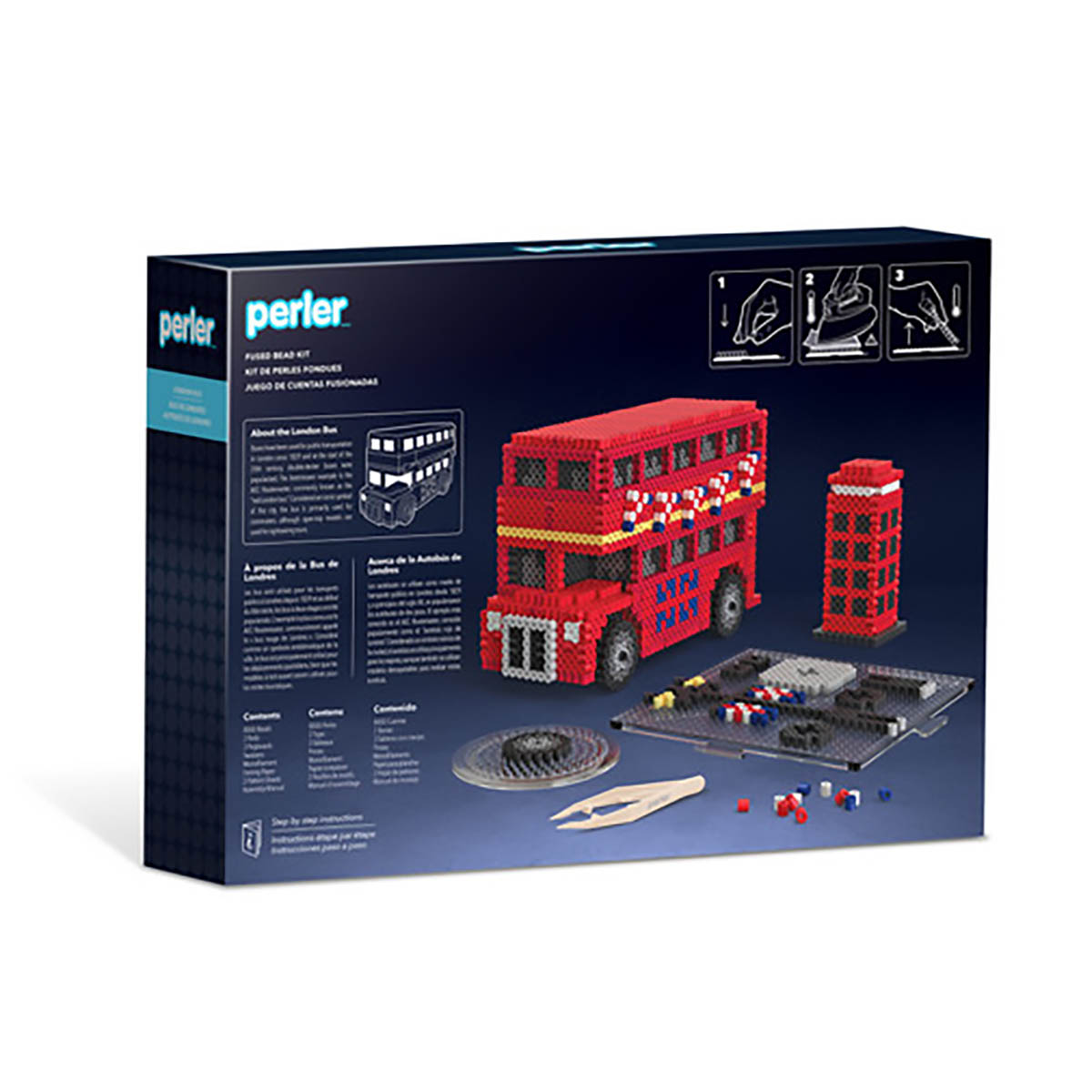 Perler 3D London Bus Fused Bead Kit